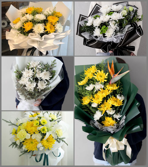 广东梅州市大埔县百侯镇侯北村白事花束代送